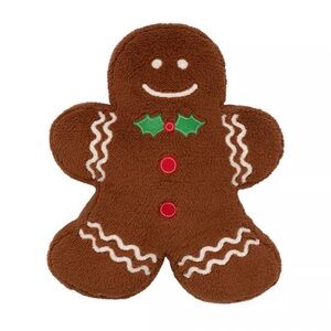 Gingerbread Man Plush Pillow Christmas Holiday Decor Oeko-Tex Standard 100